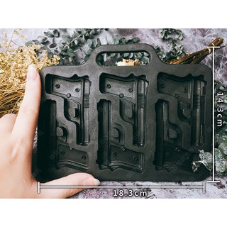 ≦ 娃娃旗艦店≧手槍造型製冰盒禮盒 居家用具 製冰盒 模具 手槍造型 廚房(TOK1282)