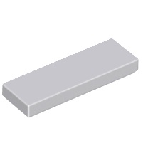 正版樂高LEGO零件(全新)-63864 4558169 平滑片1 x 3 淺灰色