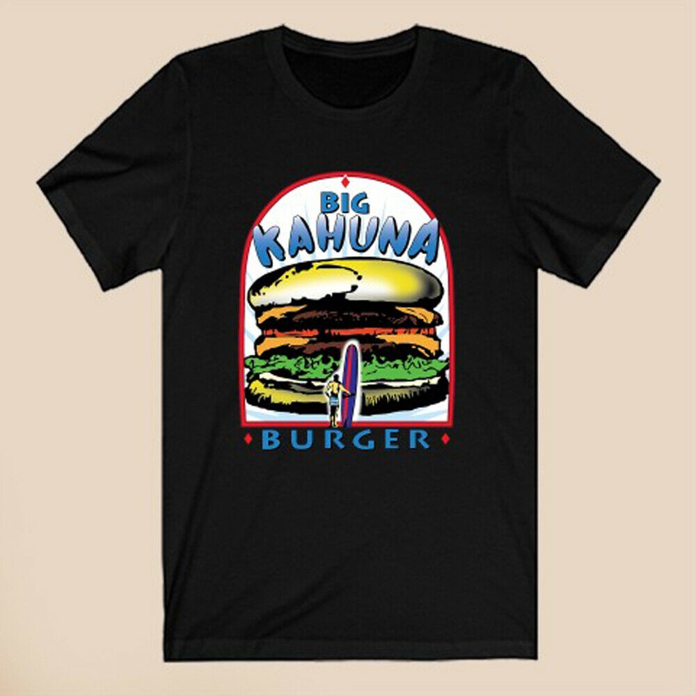 Big Kahuna Burger Pulp 小說衝浪衝浪男士黑色 T 恤
