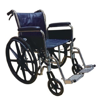 【海夫健康生活館】FZK 鐵製 電鍍 拆手 拆腳 輪椅(FZK-130)