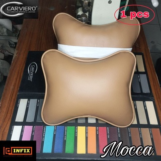 CARVIERO UNO LEATHER BLCUMOC 汽車頸枕