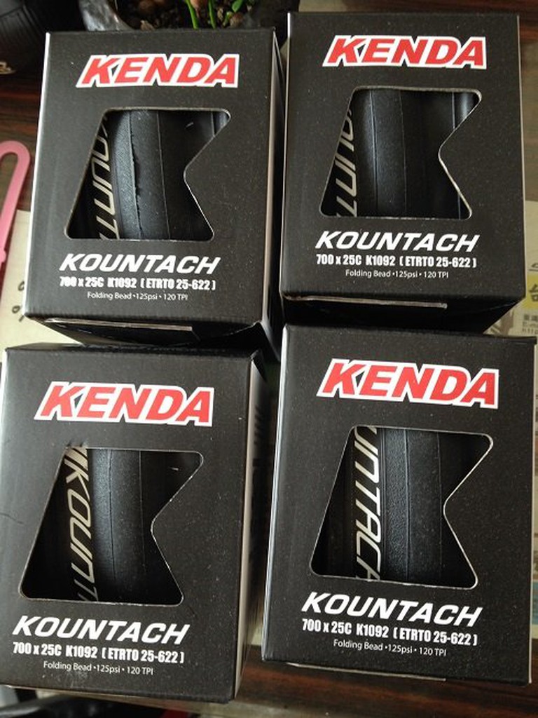 【二輪極速】KENDA 建大 K1092 Kountach 700 x 25c 可折競賽級公路車防刺胎 全黑色 一條價