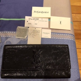 YSL Saint laurent漆皮手拿包