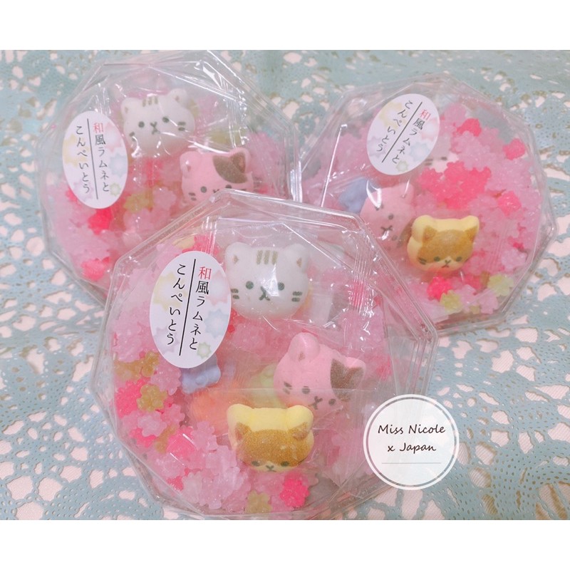 M N S 預購 京都限定日本上尾製菓貓咪金平糖 蝦皮購物