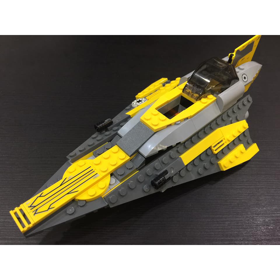 二手 展示品 好時光 Lego 樂高 STAR WARS 星際大戰 7669 安納金 絕地戰機 拆售載具