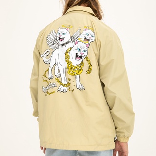 RIPNDIP 3 HEADS COACH JACKET 地獄三頭犬 教練外套 中指貓 台灣總代理-ALL