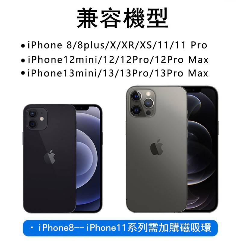 Image of 適用 蘋果 iPhone14 13 12 pro max MagSafe 行動電源 磁吸 無線充 外接電池 行動電源 #1