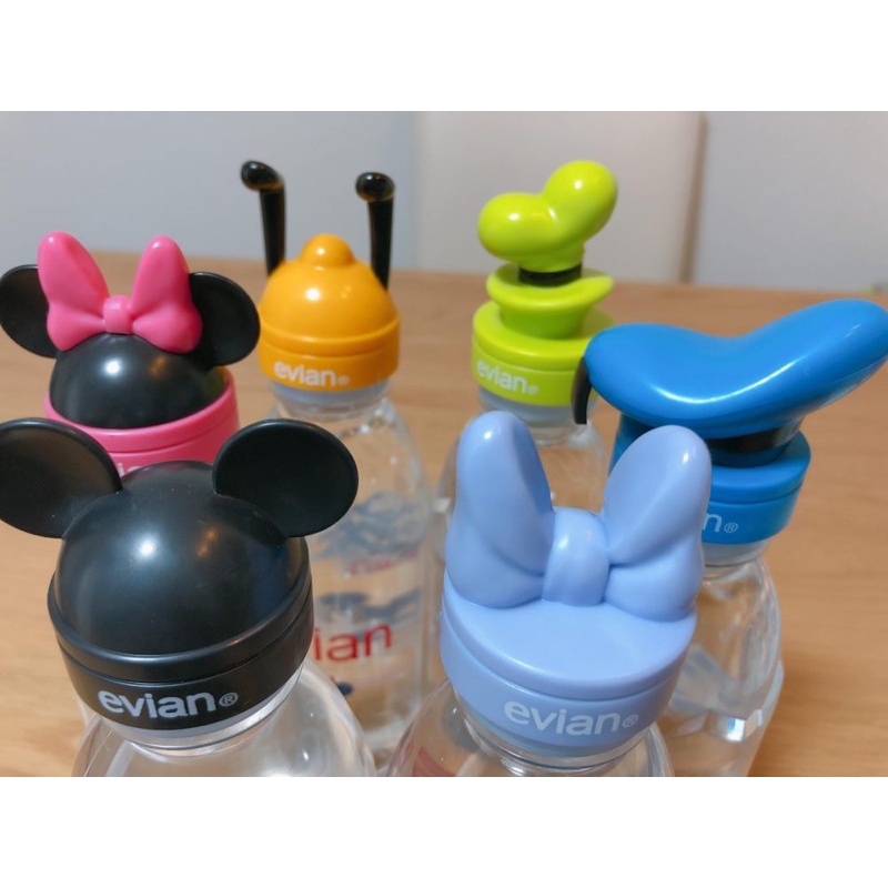 全新 日本 迪士尼 聯名 Evian 瓶蓋