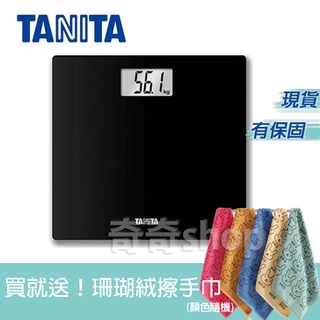 現貨+一年保固【TANITA】簡約電子體重計 HD-378 黑色