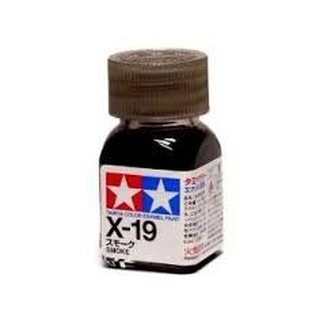 (大鳥叔叔模型) 田宮 TAMIYA 80019 X-19 煙霧黑色光澤 琺瑯漆 10ml