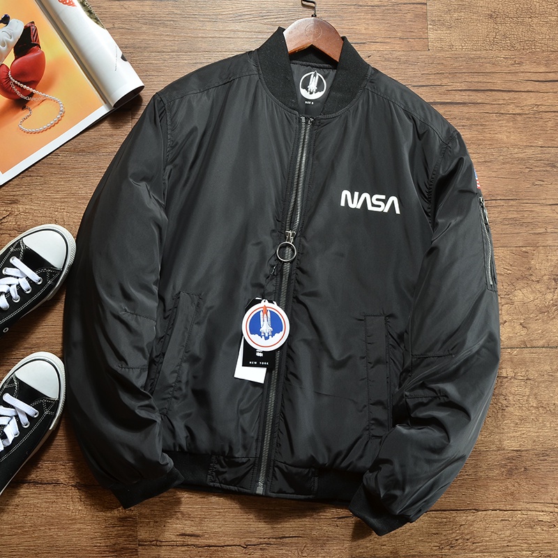 [健身型男]歐洲正品 MA1 NASA JACKET 秋冬 保暖 輕量  USA  飛行外套