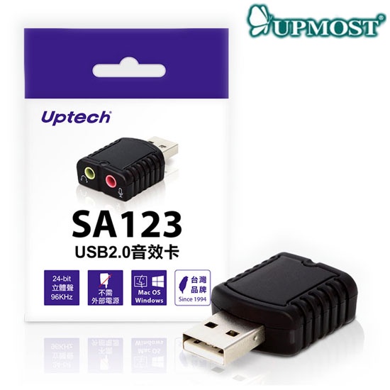 【MR3C】含稅附發票 UPMOST登昌恆 Uptech SA123 USB音效卡