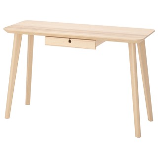 北歐LOFT風格IKEA宜家LISABO桌子/書桌工作桌電腦桌餐桌/梣木/118x45x74/二手九成新/特$3900