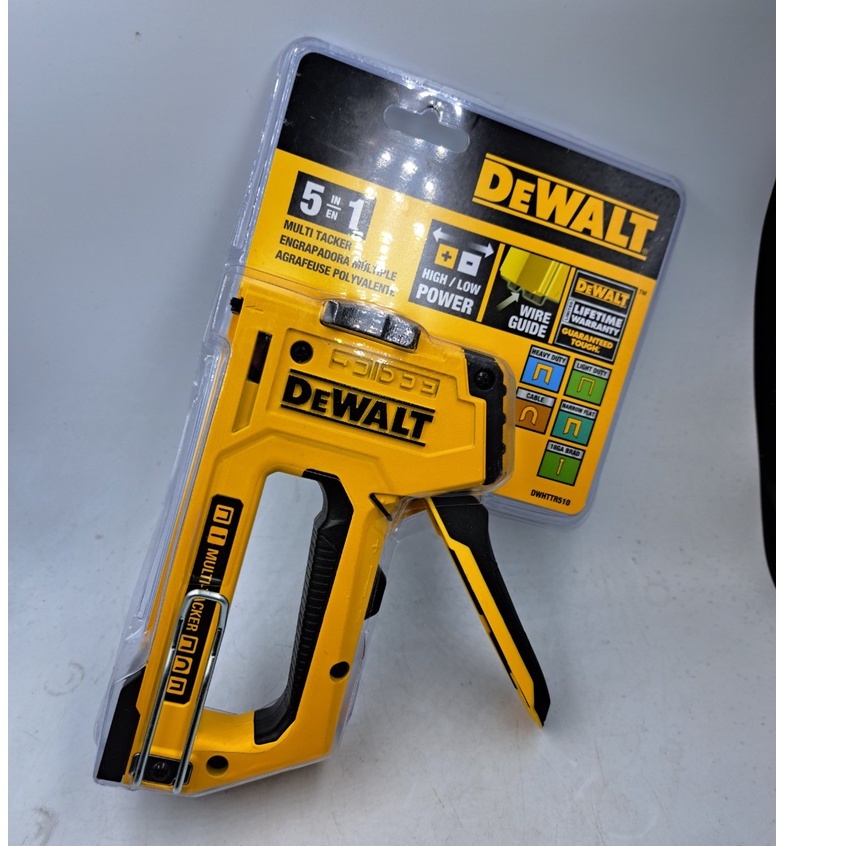 "台南工具好事多" 全新 Dewalt 得偉 DWHTTR510 5 合 1 多功能釘書機 釘槍