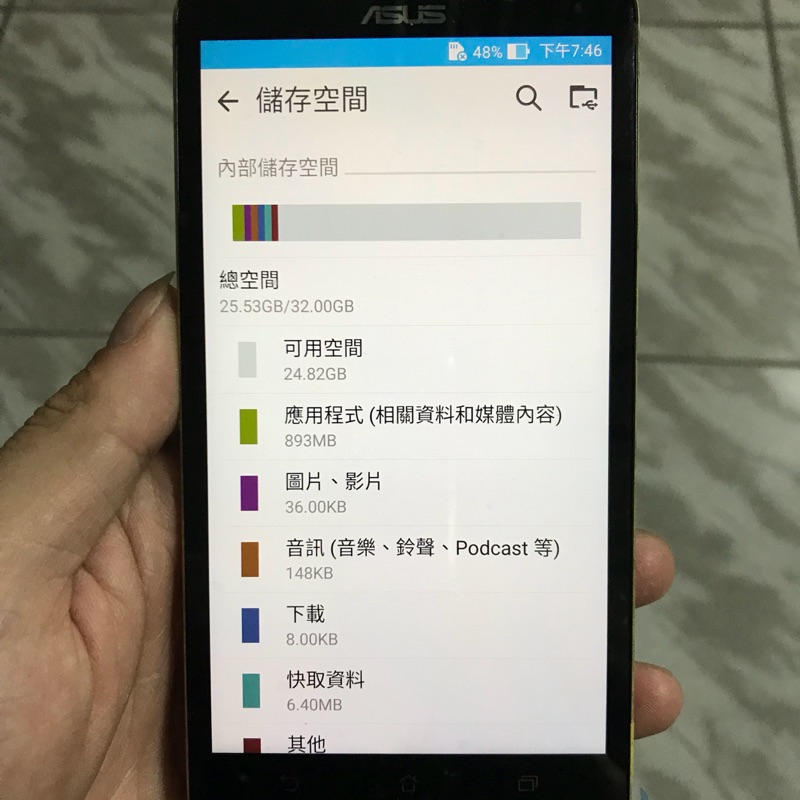 Asus zenfone 2 紅 32g (z00ad)