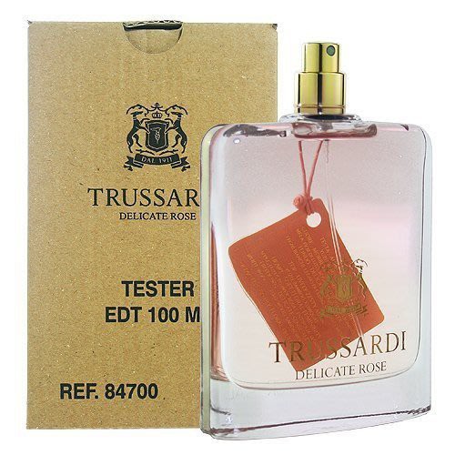 【首席國際香水】Trussardi Delicate Rose 晶漾玫瑰女性淡香水  TESTER 100ML