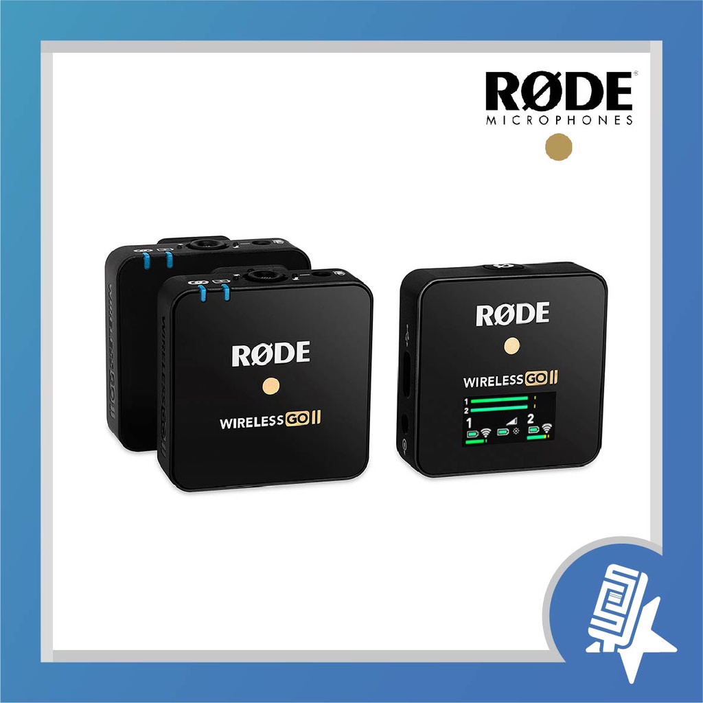 RODE Wireless GO II 一對二微型無線麥克風|公司貨 手機相機 麥克風|SV音樂視野