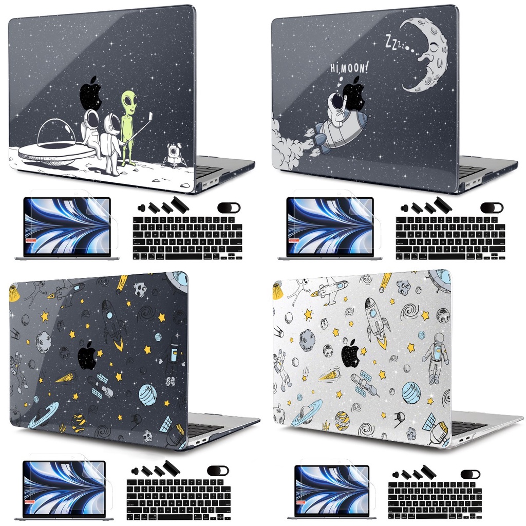 【5合一】新款满天星外星系列 Macbook保護殼 Macbook Air保護套 M1 M2晶片A2681 Mac硬殼