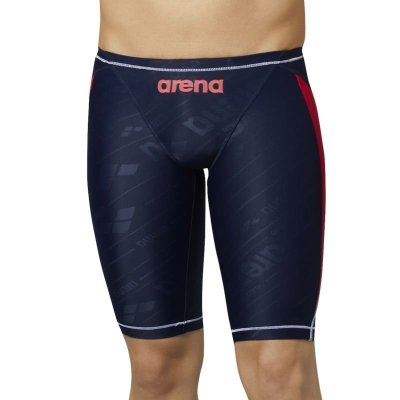 【現貨】jp.henhen 日本代購 ARENA SAR-0151 FINA認證 競賽泳褲 長筒型 紅黑 泳褲 比賽泳褲