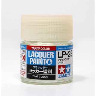 (大鳥叔叔模型) TAMIYA田宮 82123 LP-23 LP23 硝基漆 消光透明色10ml