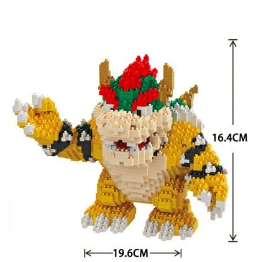 庫巴 #16012 大款積木 クッパ Bowser King Koopa 庫霸 怪獸 超級瑪莉 瑪莉歐 BALODY