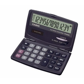 CASIO 國家考試機型算機 14位數 摺疊設計 利潤計算功能 SL-240LB