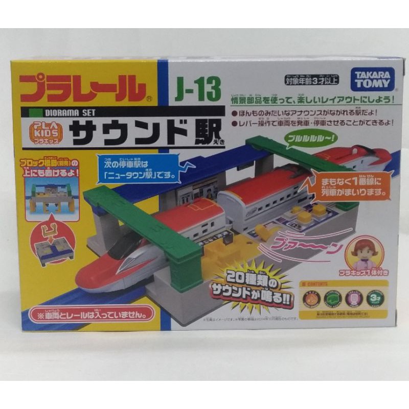 《洽興》TOMICA  PLARAIL 鐵道王國  J-13 有聲車站_TP82253