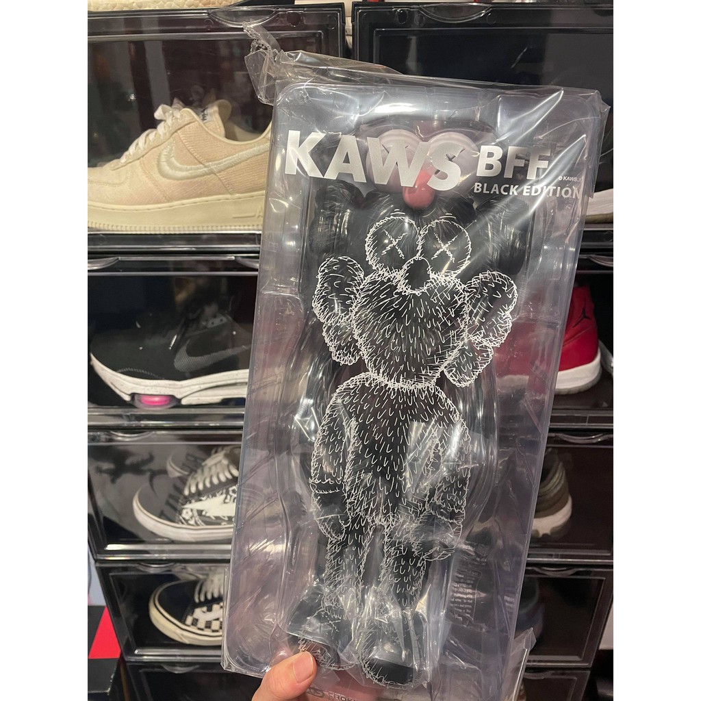 KAWS BFF BLACK 公仔 全新未拆