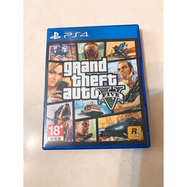 PS4 俠盜獵車手5 中文版 豪華版 Grand Theft Auto V PS4 GTA5 二手