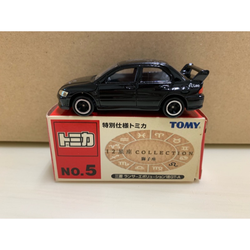 ［現貨］Tomica Tomy 舊藍標 星座車 No.5 獅子座 三菱 EVO