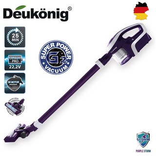 Deukonig 德京全新一代旋風式無線吸塵器 雙電池旗艦組 HP00023-12