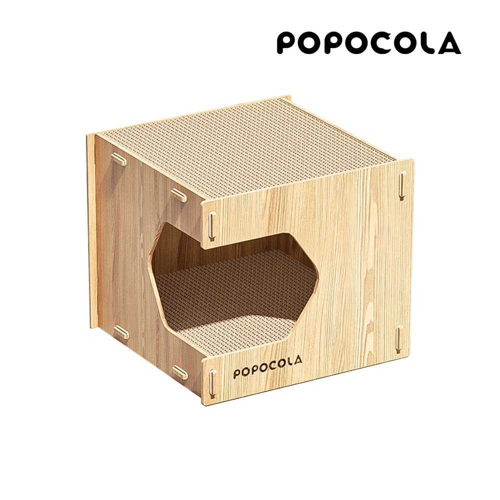POPOCOLA 貓抓板窩 抓板 可替換 貓爪板 睡窩 貓跳台 貓玩具 貓咪玩具 磨爪玩具 耐磨耐抓 大尺寸