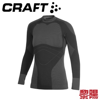 CRAFT 瑞典 1901632 極限保暖-長袖立領保暖排汗衣 女款 (黑) 透氣/登山健行/運動 13R01632