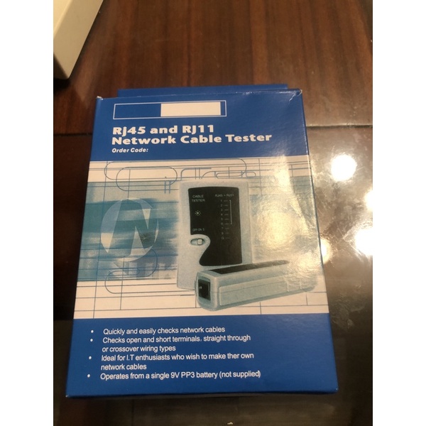 網路線測試器 cat 5e cat6