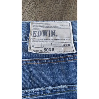 edwin 503r 愛德恩 日本版 寬鬆老舊褲型 vans 刺青客 夏天 刷白 透氣牛仔