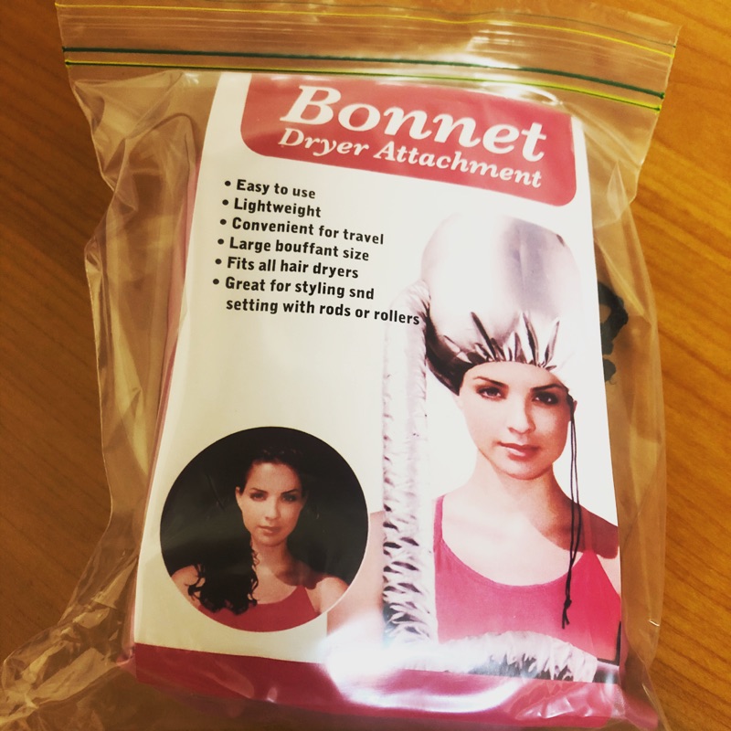 Bonnet 烘罩，連接吹風機，熱烘罩