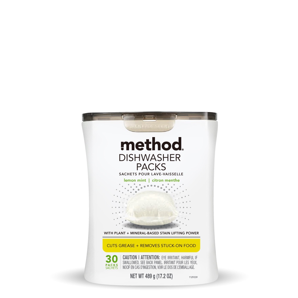 Method 美則 潔淨三效聰明洗碗球 萊姆薄荷-30顆入  洗碗球 洗碗機 洗碗粉 洗碗錠 洗碗劑  洗碗機專用光潔劑