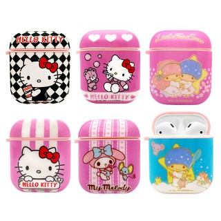 三麗鷗 矽膠耳機保護套 AirPods1/2代專用(Hello Kitty 美樂蒂 雙子星 Sanrio 耳機保護套)