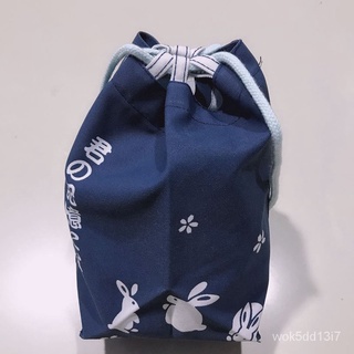 信玄袋日本和風花柄櫻花龍圖騰印花手提束口袋浴衣手提袋 巾著袋 日本和服 和服浴衣NANA Studio