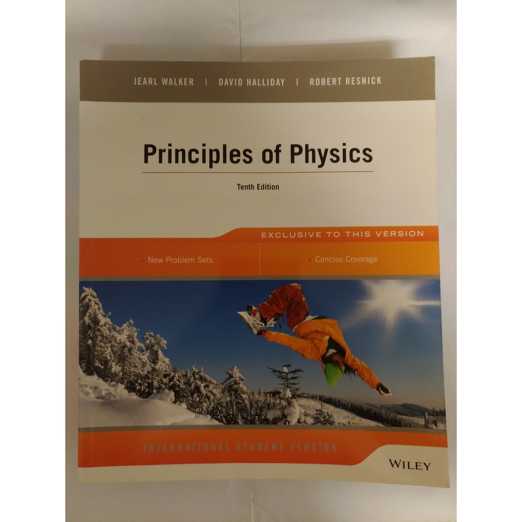 #10普通物理Principles of Physics,10th,Halliday,9781118230749