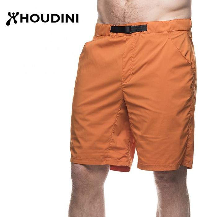 【Houdini 瑞典】Crux Shorts 快乾短褲 休閒短褲 男款 馬鞍棕 (260924)