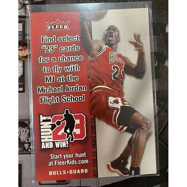 NBA 球員卡 Michael Jordan MJ 2006-07 Fleer Hunt for 23