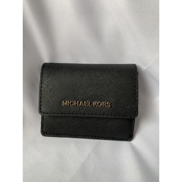 （已保留）MK黑色小零錢卡夾包