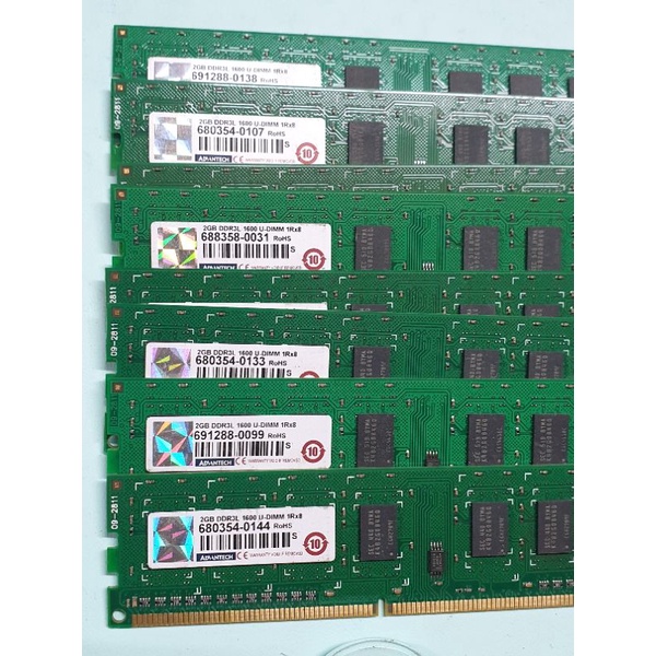 含稅 研華 1R*8  DDR3L 1600 12800U 2G 2GB    二手個人保固一個月 06R865