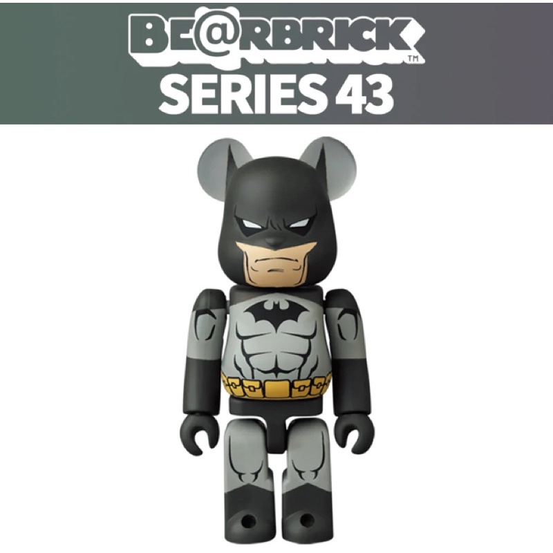 BE@RBRICK 庫柏力克熊 43代 100% 蝙蝠俠