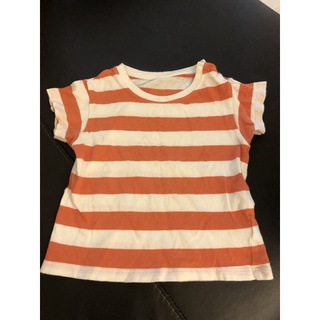 Uniqlo 幼童條紋上衣80cm