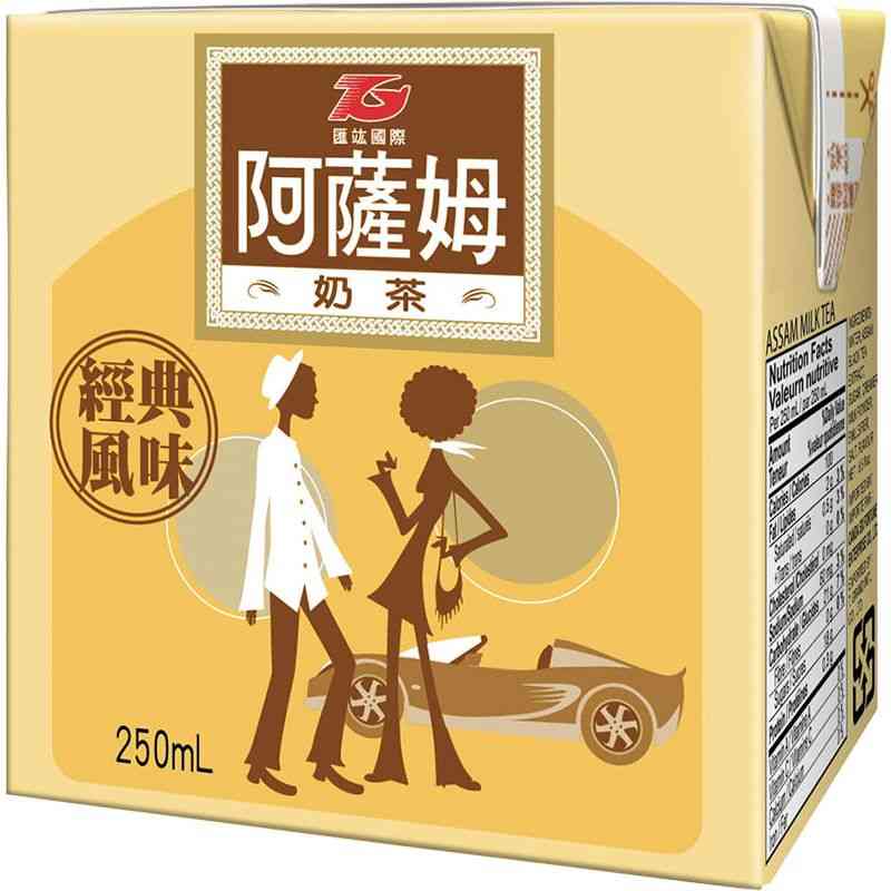 阿薩姆 原味奶茶[箱購] 250ml x 24【家樂福】