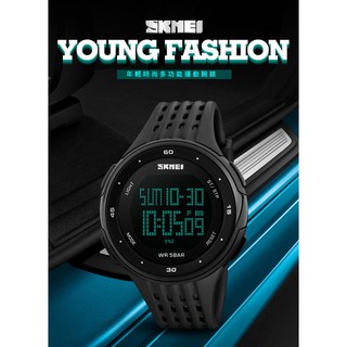 【 免運】時刻美SKMEI 新款男士多功能時尚腕錶 個性戶外運動電子錶 1219
