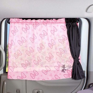 《全》日本品牌 NAPOLEX DISNEY 迪士尼 BD-410 米妮側窗雙層遮陽簾 車用米妮遮陽窗簾