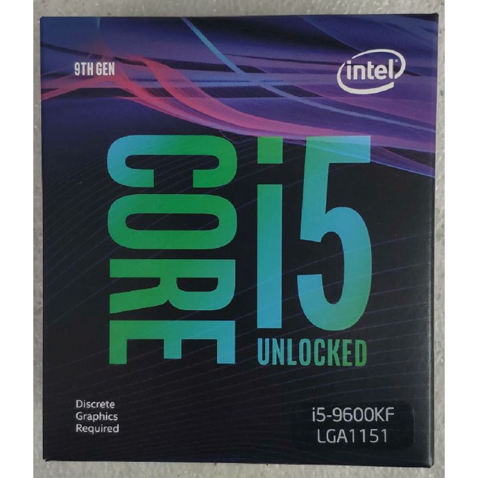 Intel I5-9600KF處理器(全新未拆封)